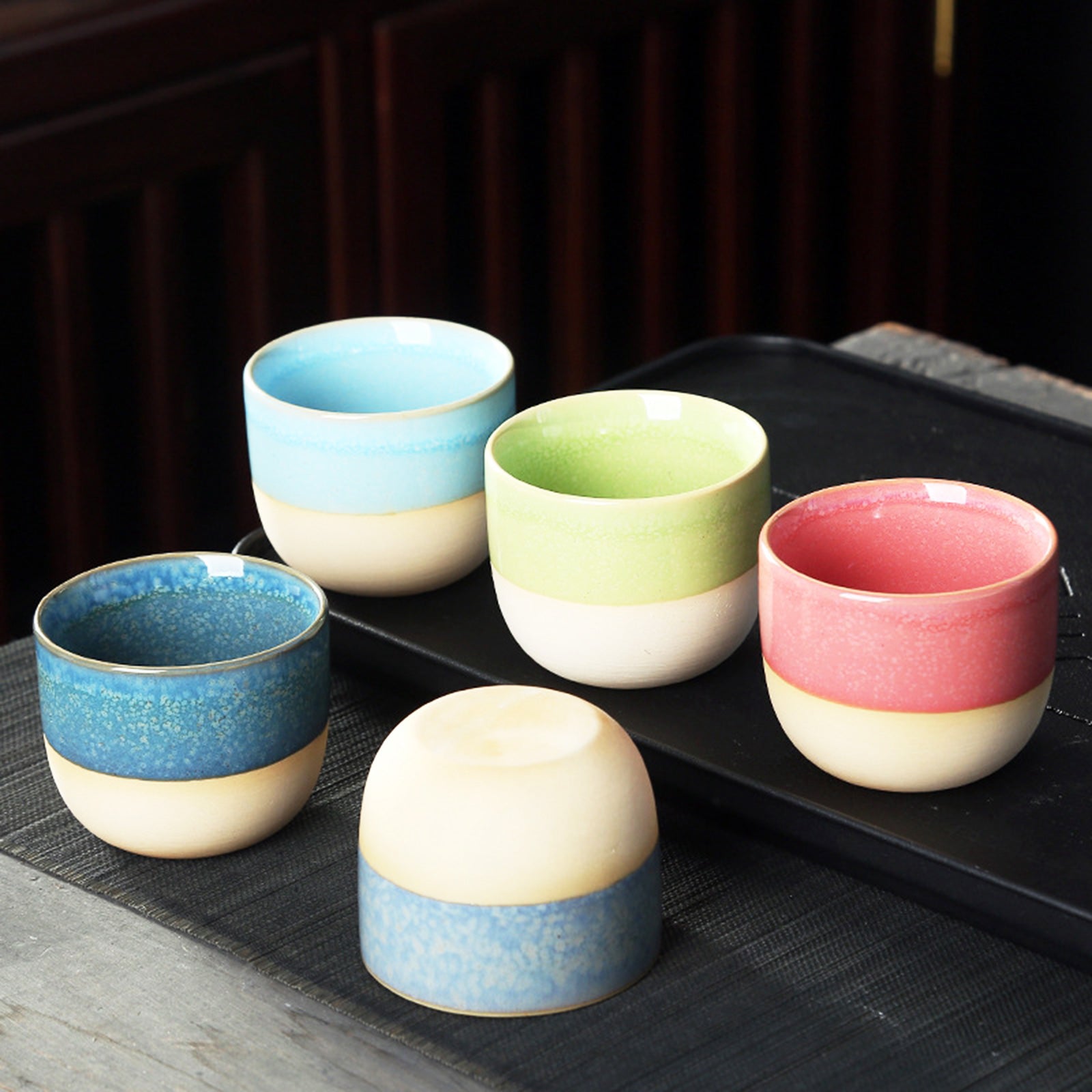 These Colorful Glazed Tea Cups Will Brighten Your Day