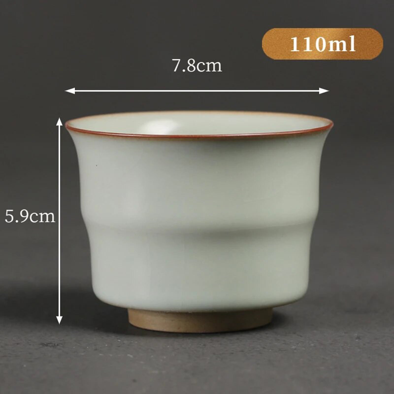 Traditional Hand-Made Tea Cups with Eastern Flair