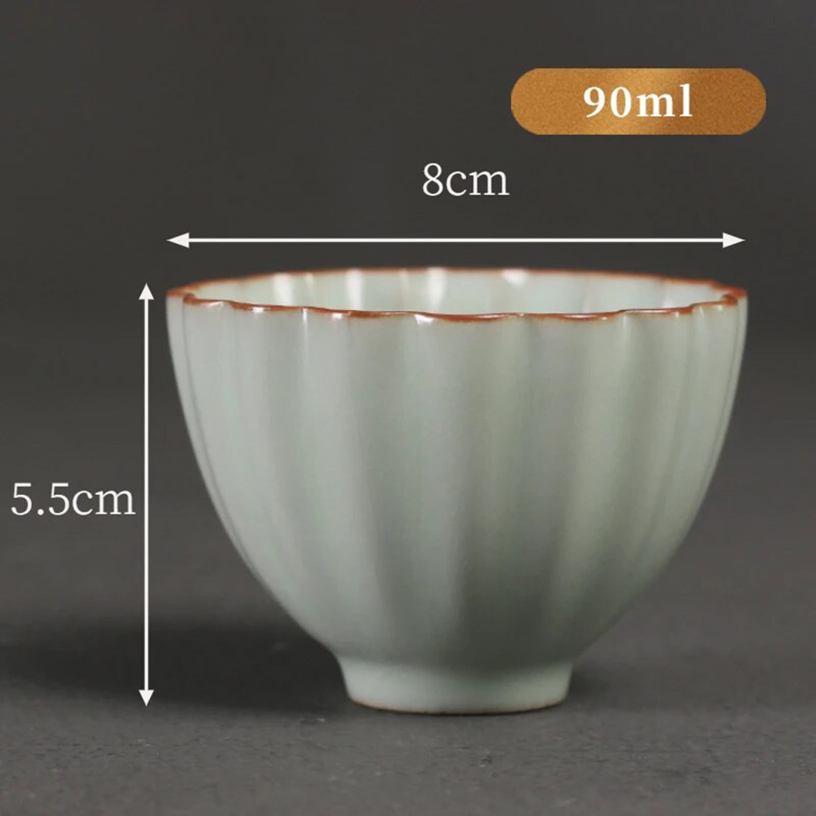 Traditional Hand-Made Tea Cups with Eastern Flair