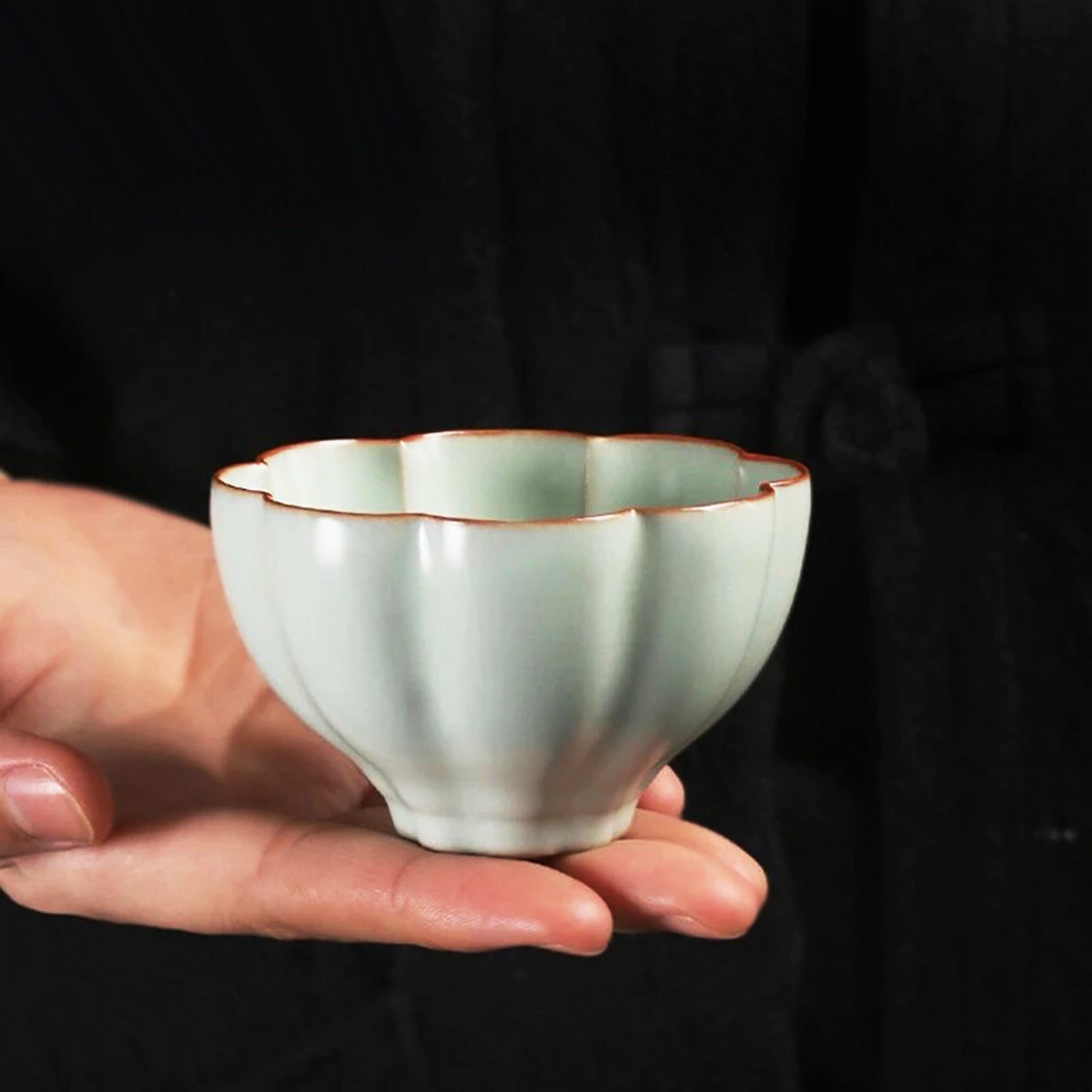 Traditional Hand-Made Tea Cups with Eastern Flair