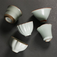 Traditional Hand-Made Tea Cups with Eastern Flair