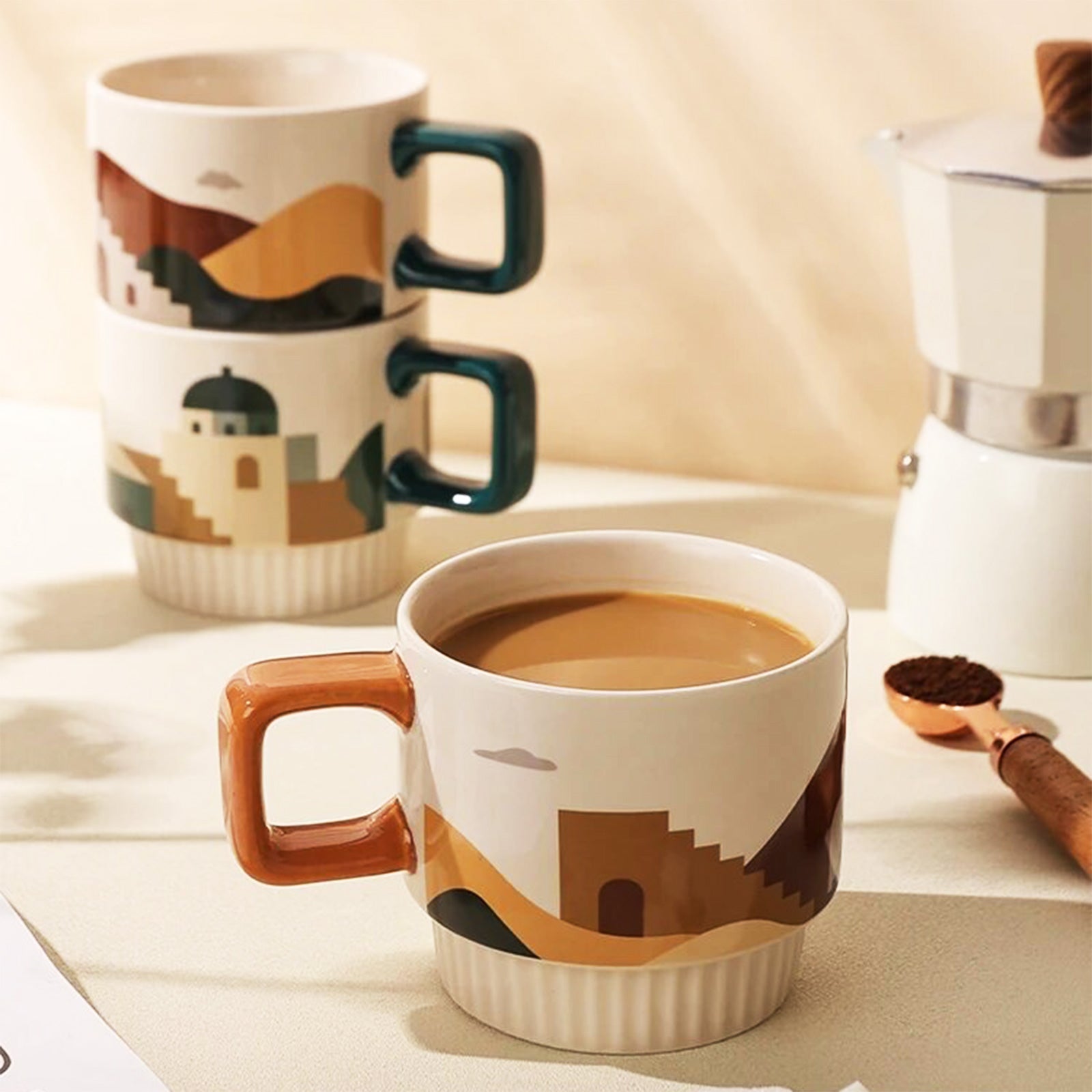 https://cupperfield.shop/cdn/shop/files/Unique-Vintage-Charm---Stackable-Retro-Mugs-with-Cubist-Art_---stacked.jpg?v=1701042083