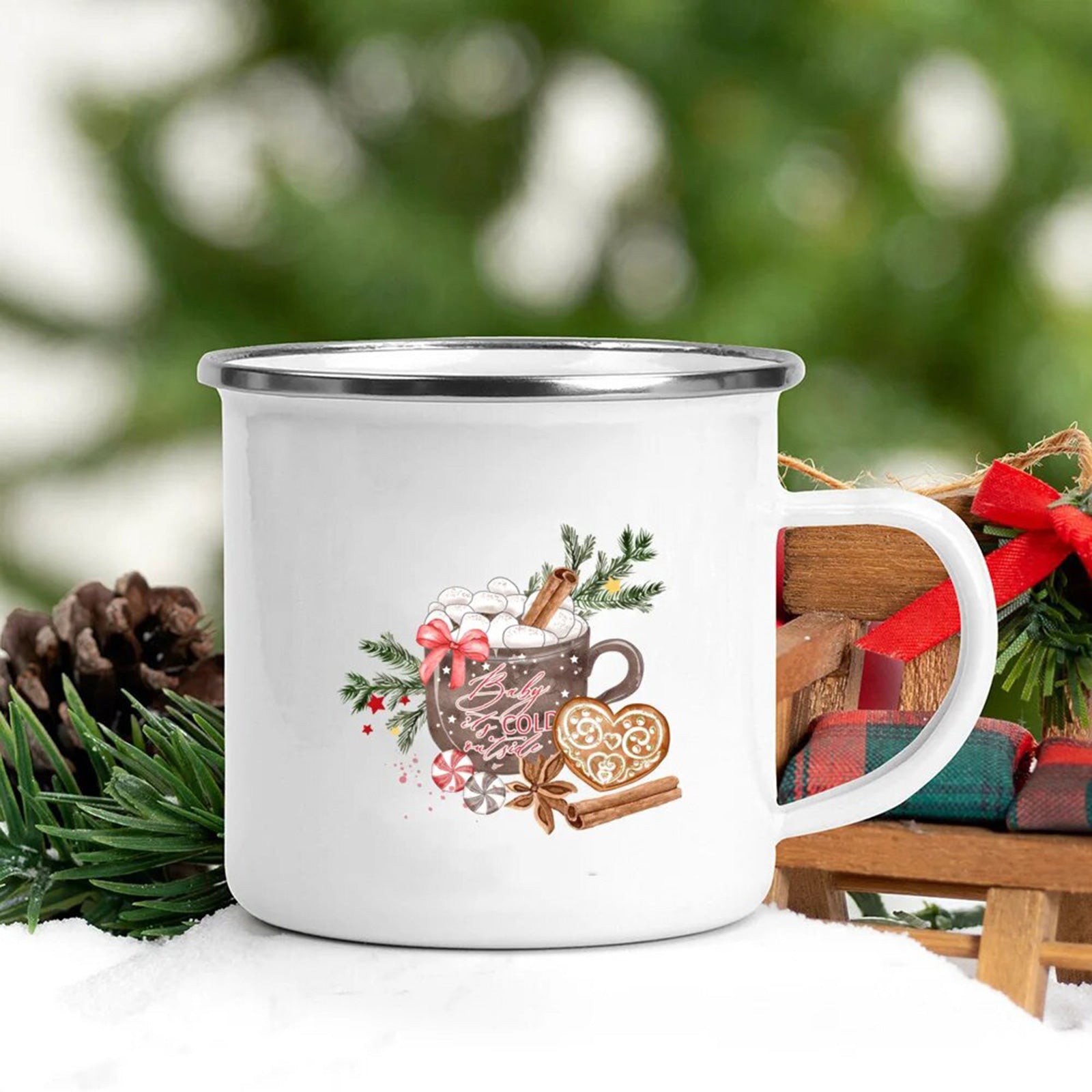 Unwrap the Best Enamel Christmas Cups!