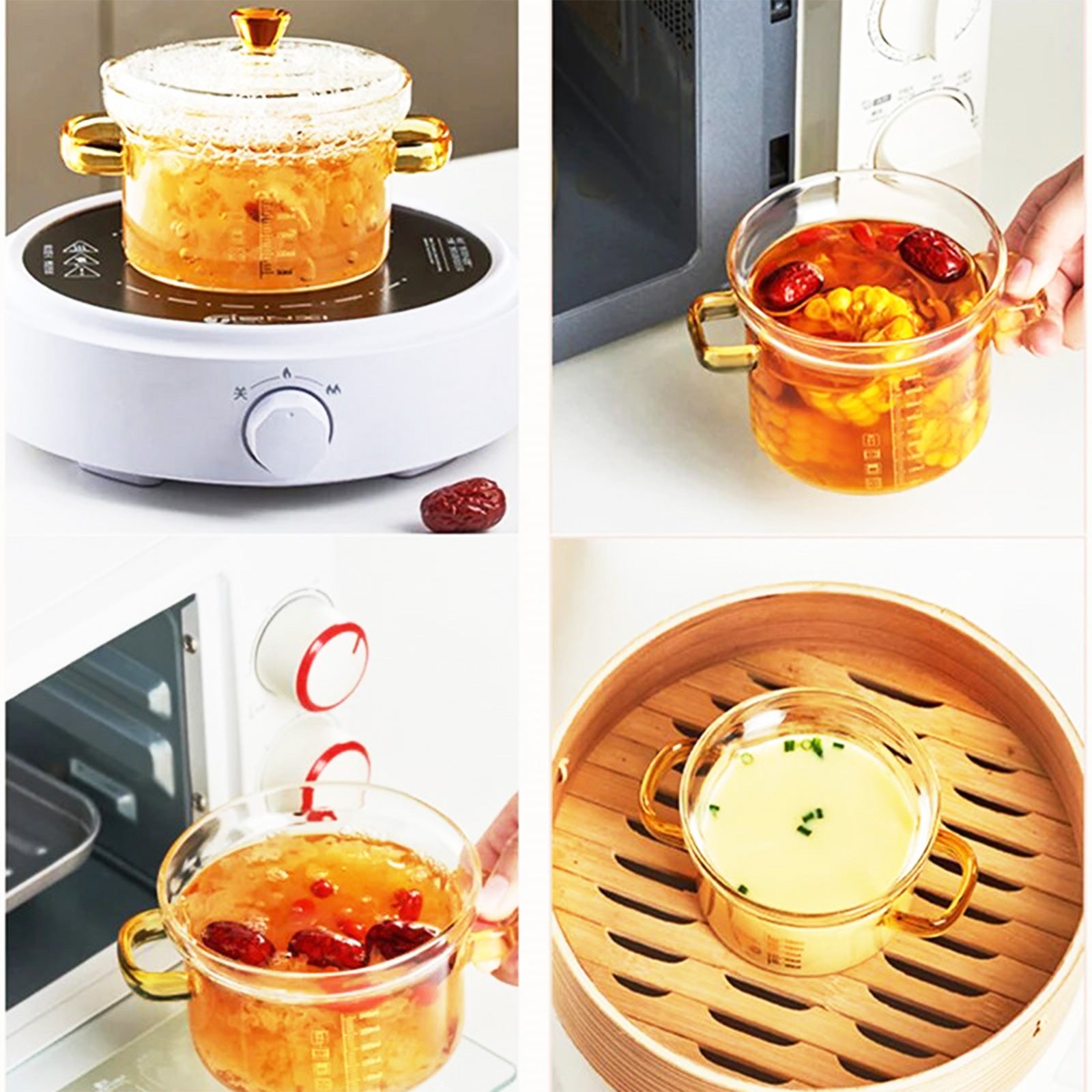 Versatile Glass Cooking Pot Bowls: A Kitchen Essential