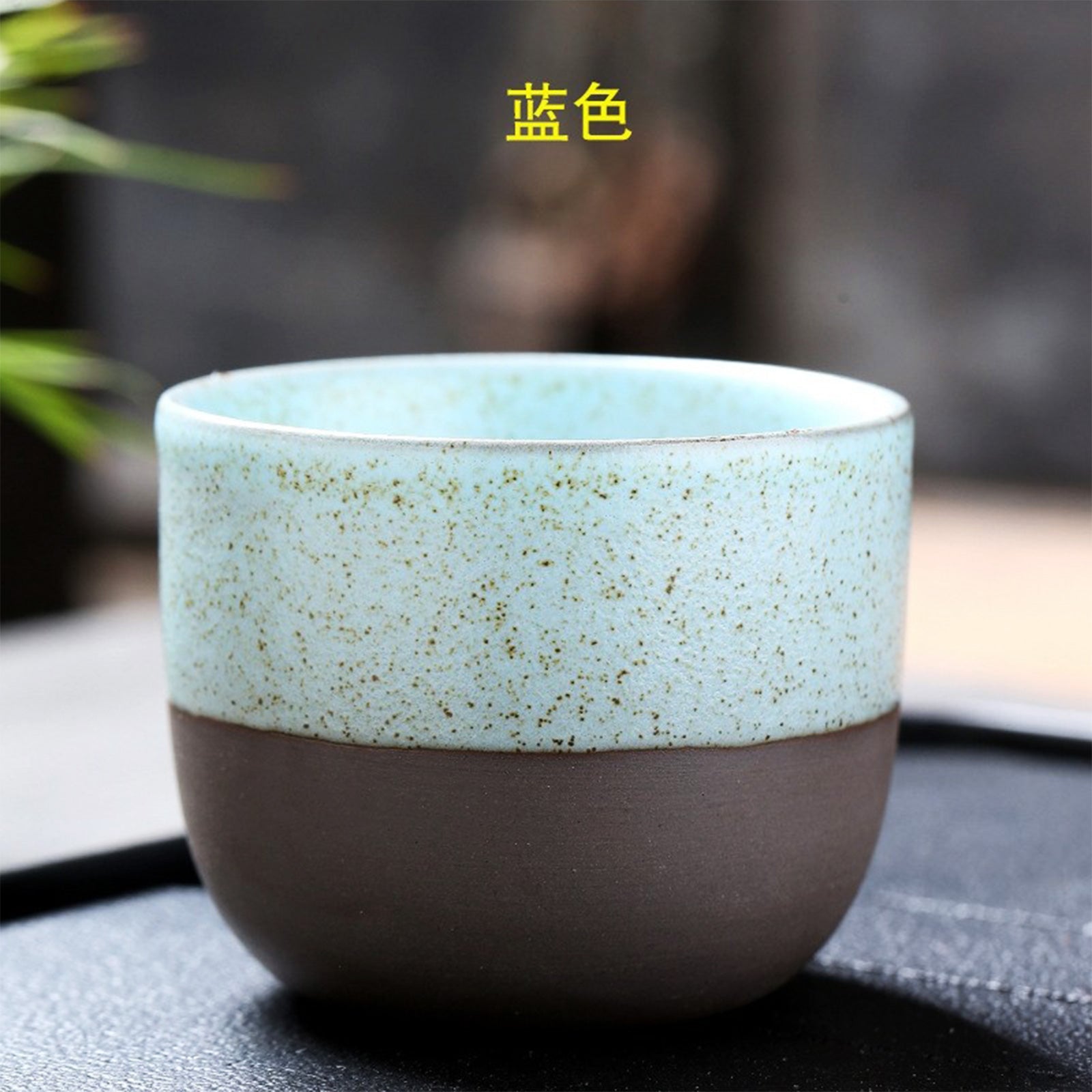 Vibrant Duo-Tone Sake Cups - Explore Five Stunning Colors