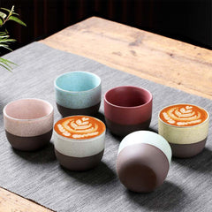 Vibrant Duo-Tone Sake Cups - Explore Five Stunning Colors