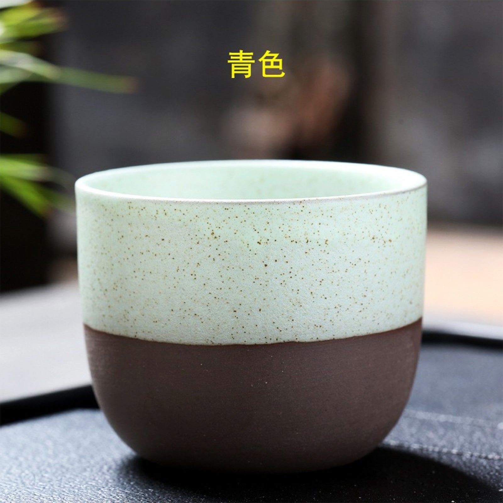 Vibrant Duo-Tone Sake Cups - Explore Five Stunning Colors