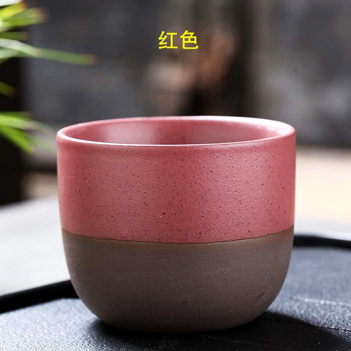 Vibrant Duo-Tone Sake Cups - Explore Five Stunning Colors