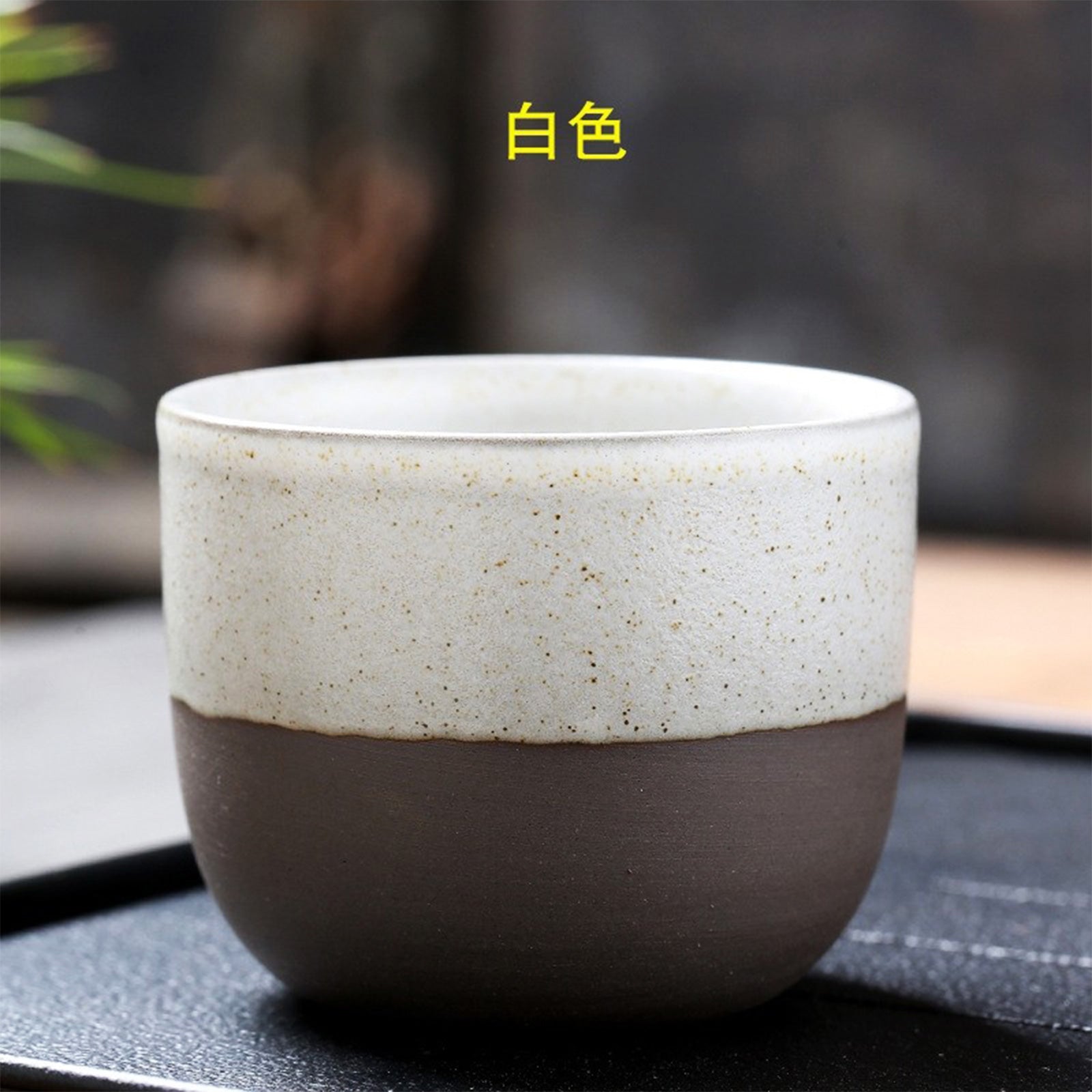 Vibrant Duo-Tone Sake Cups - Explore Five Stunning Colors