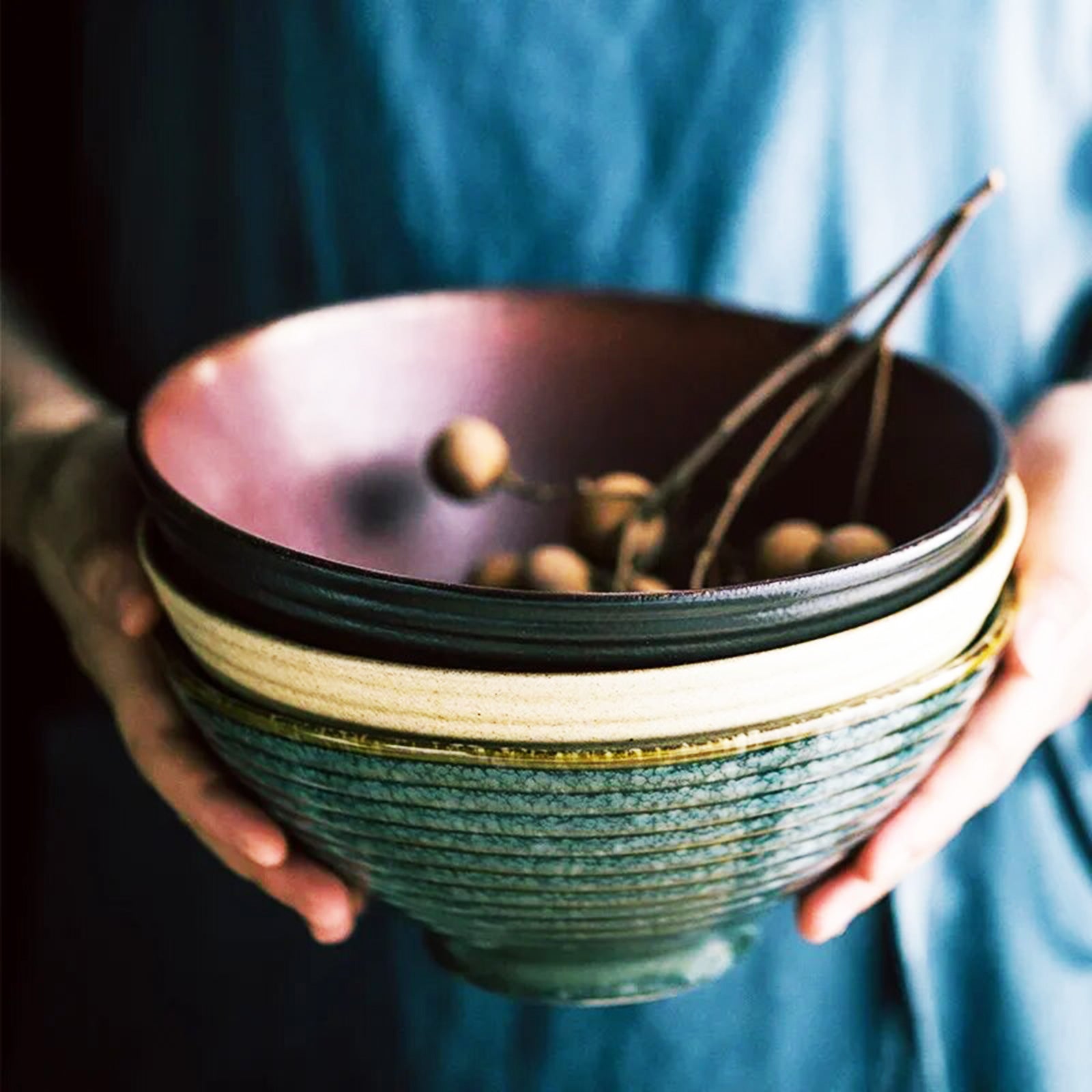 Vibrant Oriental Noodle Bowls - 6 Colorful Options!