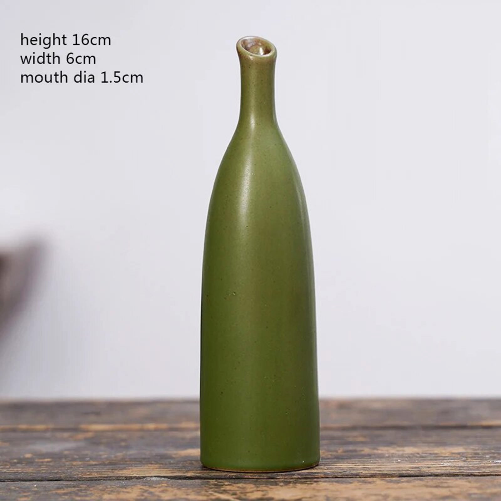 Vintage Greens: A Collection of 9 Charming Vases