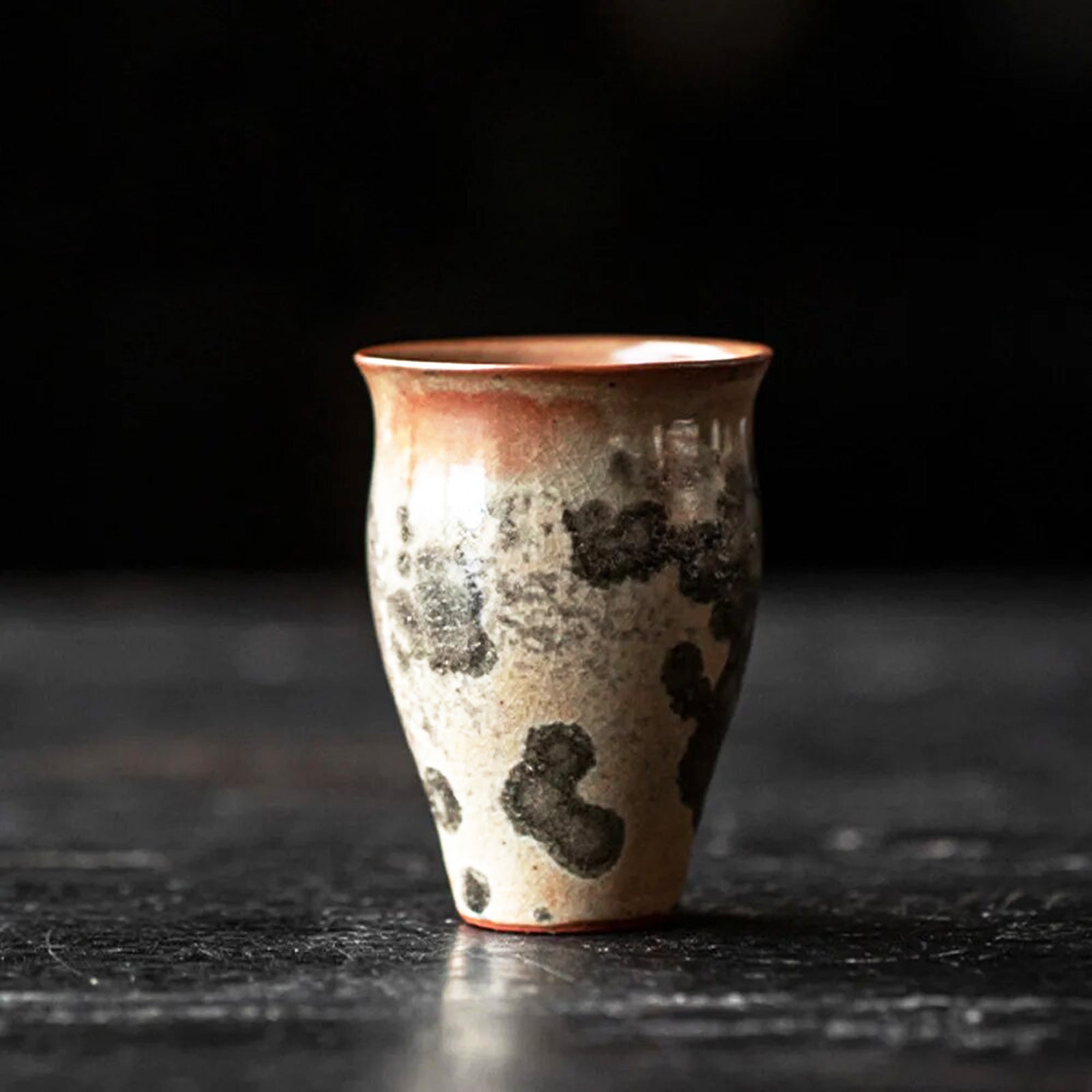 Wood-fired Hand-Made Tea Cups with Earthy Colors (Limited Edition)