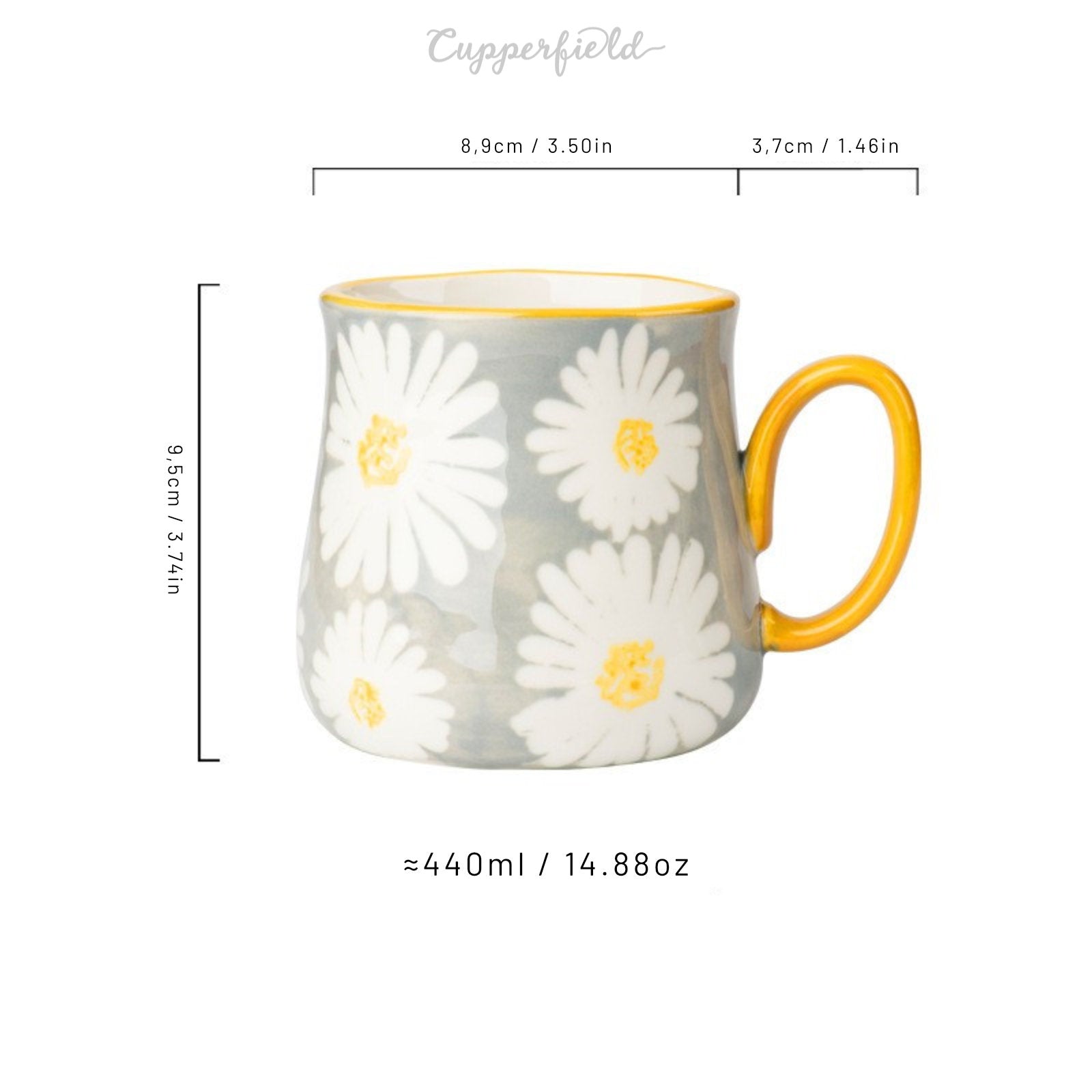 Brighten Your Kitchen with Colorful, Durable Floral Mugs-3