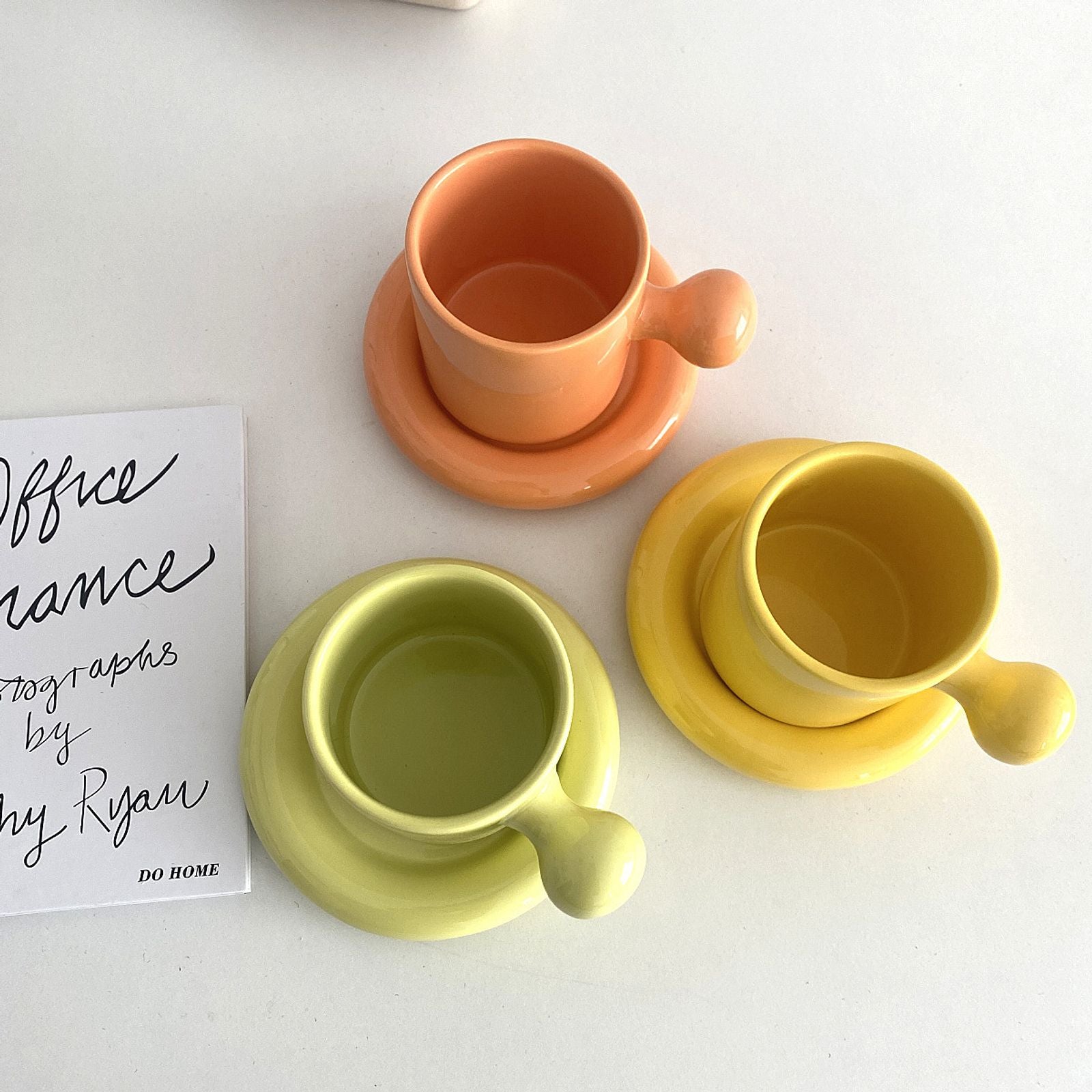 Playful Ceramic Mugs with Eye-Catching Handles-14