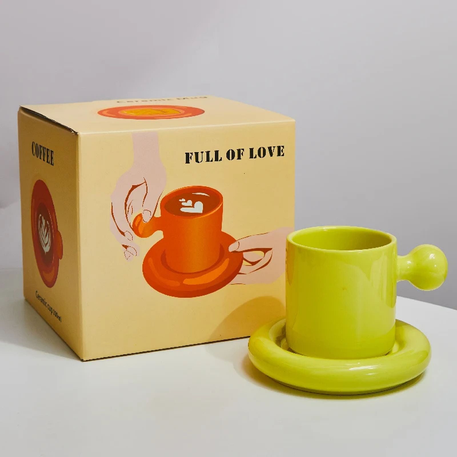 Playful Ceramic Mugs with Eye-Catching Handles-19