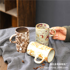 Organic Shape Ceramic Mugs with a Hand-Kneaded Aesthetic-15