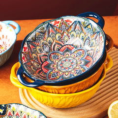 Colorful Symmetrical Bowls with Integrated Handles for Easy Serving-6