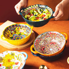 Colorful Symmetrical Bowls with Integrated Handles for Easy Serving-4