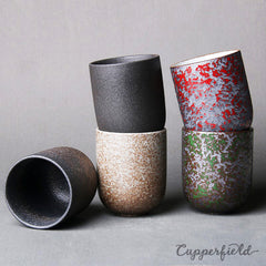 Japanese-Inspired Ceramic Tea Cups Set - 5 Exquisite Styles