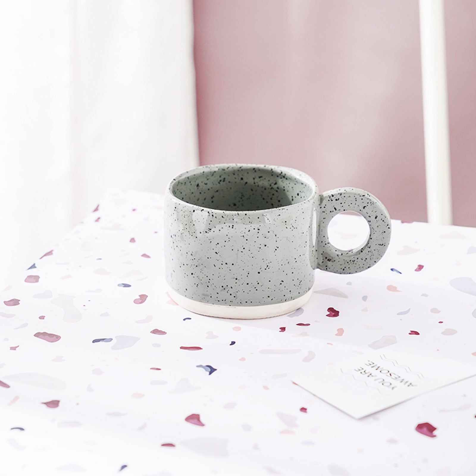 Pastel-Colored Nordic Coffee Mugs to Warm Up Your Mornings (3 styles)