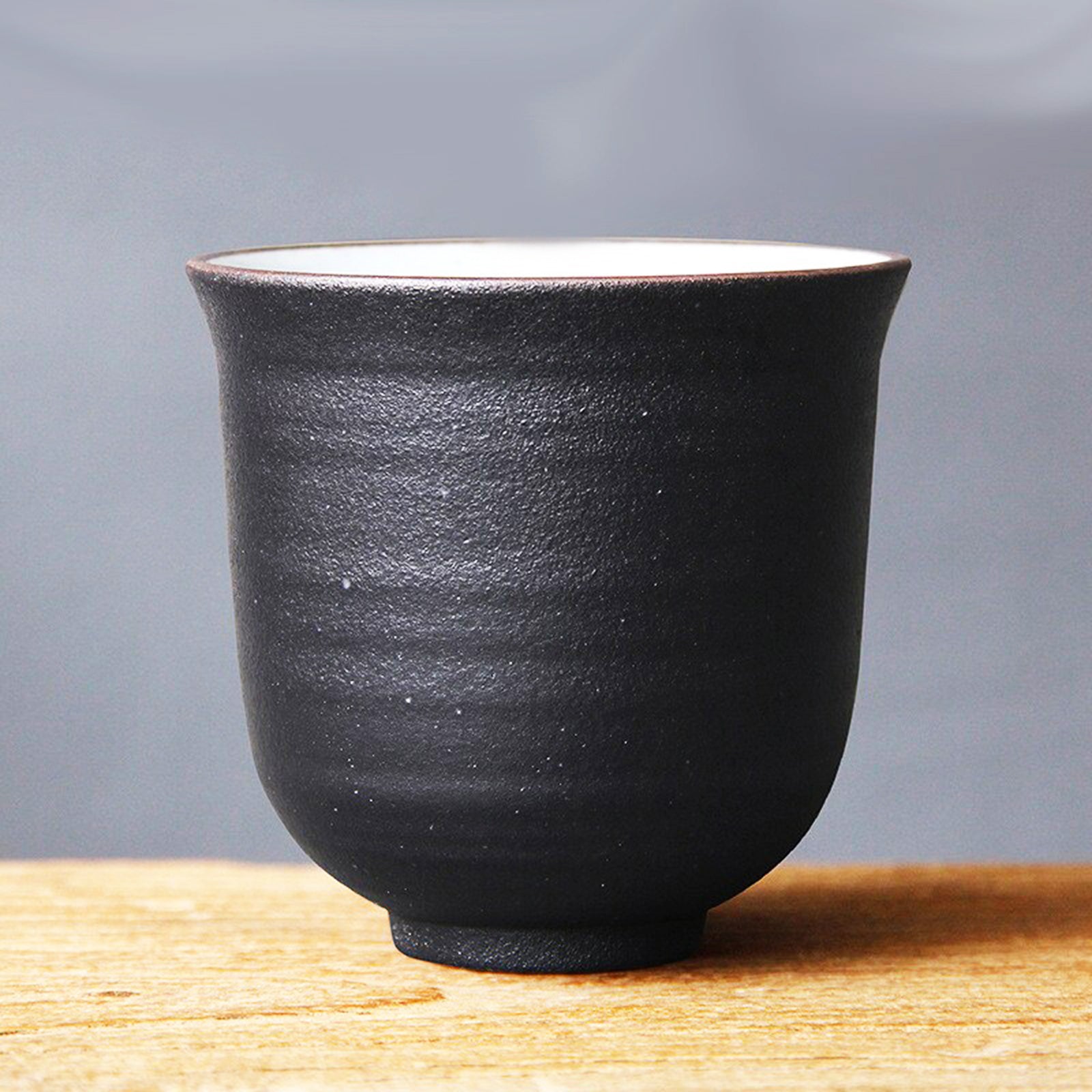 Japanese Tea Cups With Ribbed Shape (5 styles, 2 rim styles)