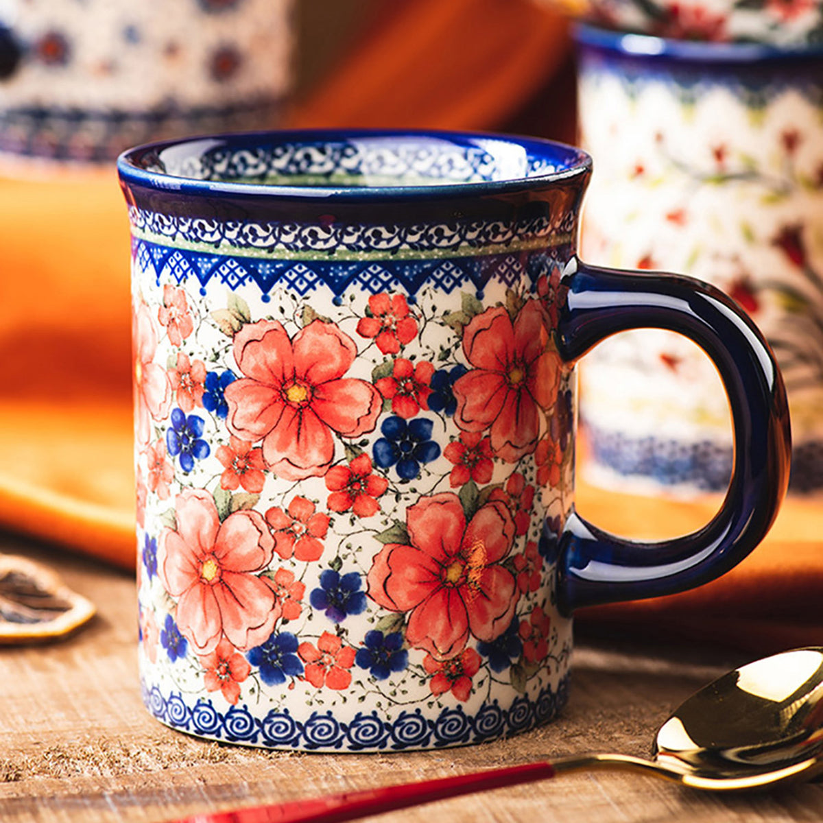 Nordic Floral Charm: Coffee Mugs for Every Mood (4 Unique Styles)